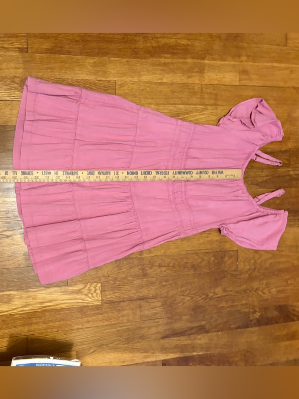 Old Navy-Pink Tiered Sundress- girl’s L (10-12)